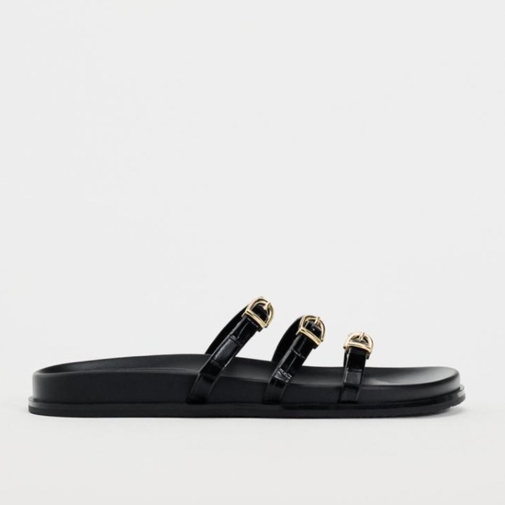 Zara Buckled Strap Sandals